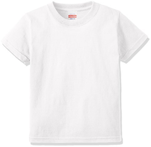 (ユナイテッドアスレ)UnitedAthle 5.6オンス ハイクオリティー Tシャツ 500102 [キッズ] 001 ホワイト 120,キッズ,Tシャツ,