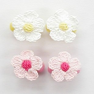ニット フラワー ベビー ゴム,ベビー,ヘアアクセサリー,