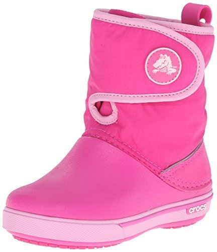 [クロックス] Crocs Crocband 2.5 Gust Boot Kids 12905 neon magenta/carnation (neon magenta/carnation/J3),クロックス,キッズ,