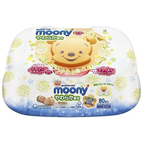 ムーニーおしりふき やわらか素材 純水99% 本体(80枚),おむつ,ゴミ箱,おすすめ