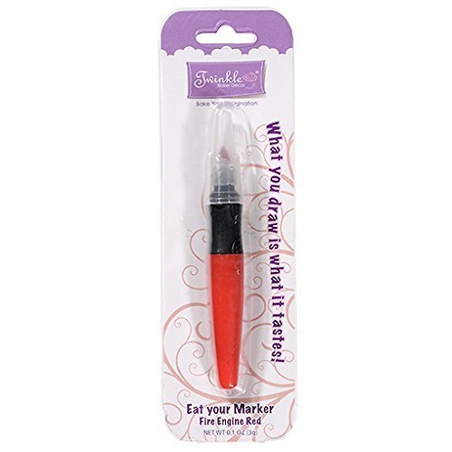 食べれるおえかきペン（レッド） / 3g TOMIZ(富澤商店) メレンゲ・プレート・チョコペン チョコデコペン・ジャムペン,キャラチョコ,作り方,