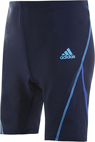 (アディダス)adidas ボーイズ ハーフタイプ スクール水着【dlr99】150cm ネイビー(ライン青),子供,水着,男の子
