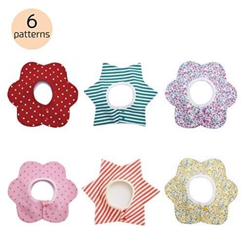 B.H. Select ベビー スタイ コットン 防水 おしゃれ 360度 回転 よだれかけ（ハンドタオルセット） (ガールズ６枚セット),スタイ,おすすめ,