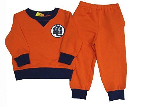 ドラゴンボール (90cm/悟空亀) パジャマ 裏起毛パジャマ サイズ80/90/95cm なりきり変身パジャマ ベビー (90cm),ベビー,パジャマ,おすすめ