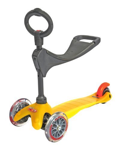 ミニ・マイクロ・キックスリー・スタンダード ( Mini Micro Kick 3 Standard) (2016)【キックボード】スイスの高品質（配送無料） (イエロー),外遊び,おもちゃ,