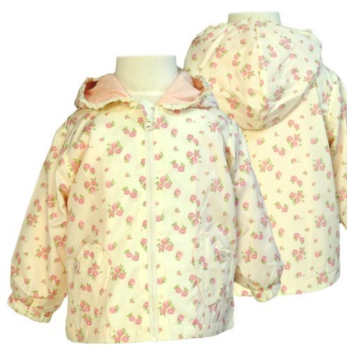 ジャンパー ベビー 女の子 ジャケット 子供 花柄ベージュ 90,キッズ,ジャンパー,ブルゾン