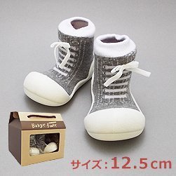 ベビーフィート ベビーシューズ スニーカー baby feet (12.5cm, スニーカー グレー（02）),ベビー,ルームシューズ,