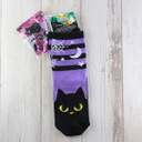＊カルディオリジナル　ハロウィンソックスクロネコ　キッズ（16〜18cm）　1組【賞味期限：2018/3/31】【2017ハロウィン】,カルディ,ハロウィン,
