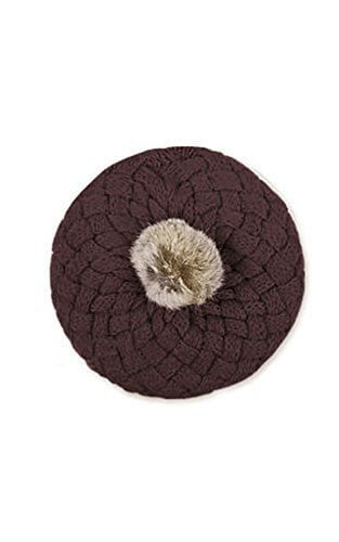 MIOIM ニット帽 キッズ ニットキャップ ベビー パイナップル風 ベレー帽 フェイク ファー ポンポン付き 男の子 女の子 帽子,ベビー,ベレー帽,おすすめ