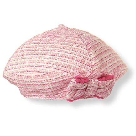 (ジャニーアンドジャック)JANIE AND JACK りぼん付 ツイードベレー帽　ピンク 65-75cm 【並行輸入品】,ベビー,ベレー帽,おすすめ