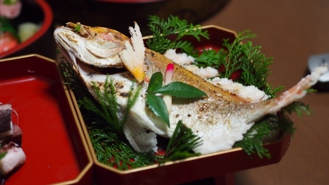 鯛の尾頭付き,お食い初め,メニュー,