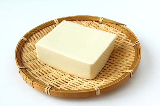 ざるの上の豆腐,幼児食,