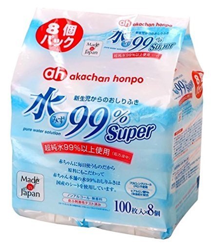 水99%　Super　新生児からのおしりふき　100枚×8個,おしりふき,おすすめ,赤ちゃん