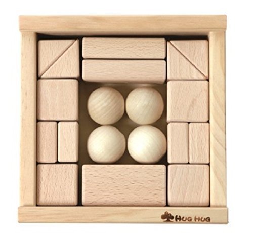 日本国内生産 初めての積木（4cm基尺）《手づくり木のおもちゃＨＵＧ ＨＵＧ(はぐはぐ）》,積み木,おすすめ,