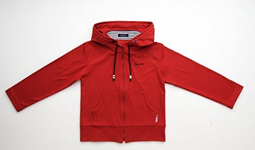 春から秋まで使える　ＵＶカット　デイイリーパーカー (100, レッド),UVカット,子供服,