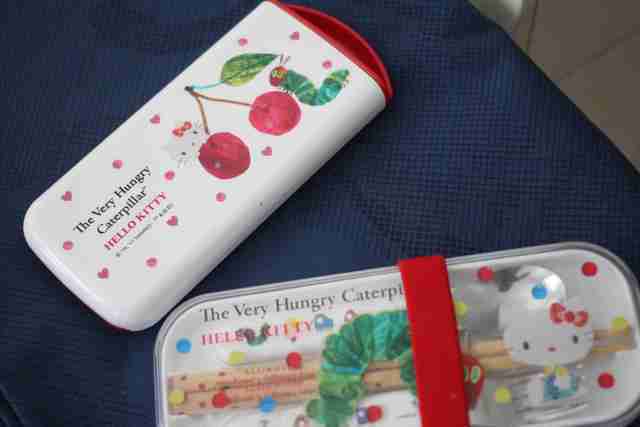 ハローキティ×はらぺこあおむし ランチコンビ(ハート) 去年との比較,はらぺこあおむし,キティ,