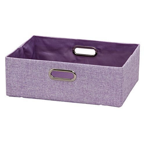アイリスオーヤマ ボックス インナーボックス 浅型 パープル 幅38×奥行26×高さ13㎝ IB-38,子供服,収納,アイデア