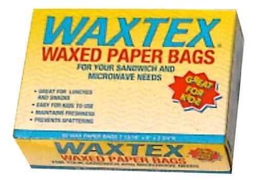 ワックステックス マイクロウェーブ バック(ワックスペーパーバック) 60P WX1B,お弁当,ワックスペーパー,