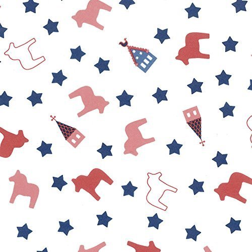 ワックスペーパー　ＰＧ２９２Ｖ　デザインワックスペーパー　ダーラナホース／ナイト　１００枚,お弁当,ワックスペーパー,