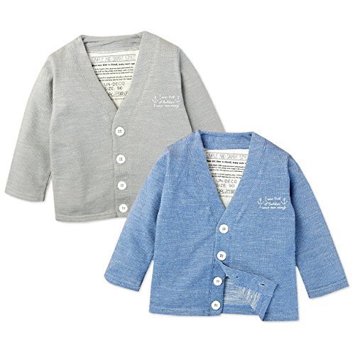 ベビー服 男の子 アウター カーディガン スラブ天竺 Vネック 前開き 男児 ベビー (2.ネイビー/80cm),ベビー,アウター,おすすめ