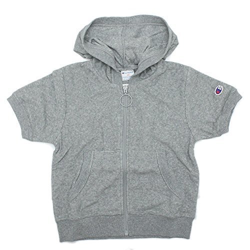 Champion KIDS champion CAMPUS 半袖パーカー 杢グレー(21) 100,ベビー,アウター,おすすめ