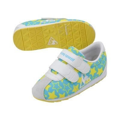 (ルコックスポルティフ)le coq sportif ベビー・キッズ シューズ【qen-5159】15cm イエロー×スター,ベビー,シューズ,人気