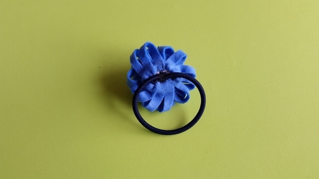 ,手作り,ヘアゴム,