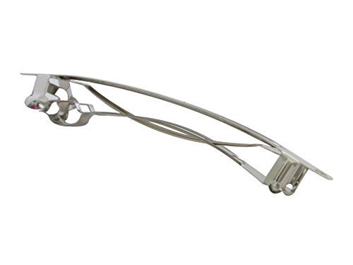 紗や工房 バレッタ ハンドメイド用バレッタ20個セット 約10cm 銀・シルバー ap000339,手作り,ヘアアクセ,