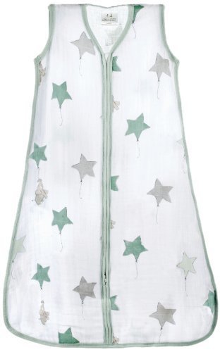 aden + anais (エイデンアンドアネイ) 【日本正規品】 クラシック スリーピング バッグ (スリーパー) up, up and away sleeping bag (L) 8064,出産祝い,名入れ,