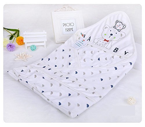 キッズニー【Kidsney】ベビー用スリーパー コットンおくるみ 赤ちゃん布団 スリーパー UVカット 薄手 ベビー 雑貨 出産祝い 007-bdl-2359 (ブルー),出産祝い,名入れ,