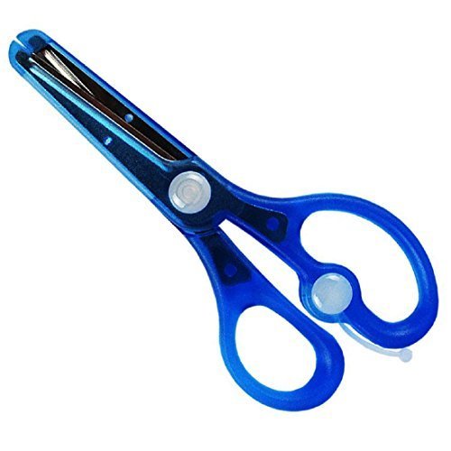 クツワ STAD 安全はさみ きっちょん SS101BL 刃渡り48mm ブルー,手作り,しおり,