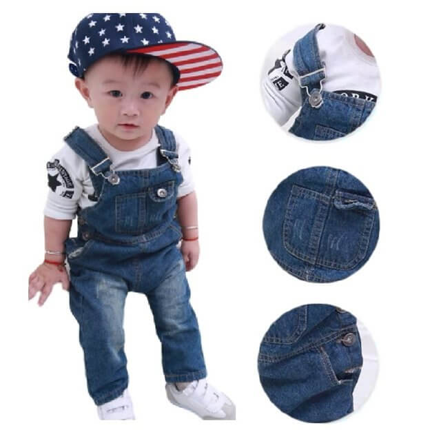 ナナコレクション Nana_Collection 春 秋 オーバーオール デニム サスペンダー つなぎ 綿 トドラー キッズ,ベビー,オーバーオール,