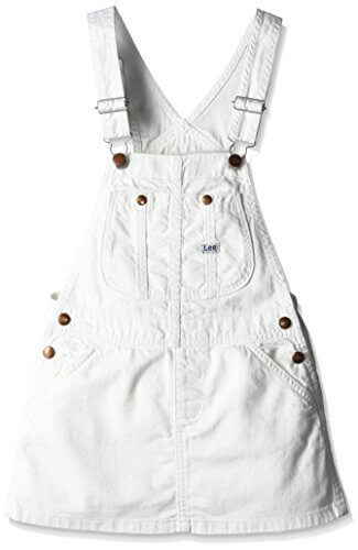 (リー)Lee オーバーオール スカート 61562-318 ホワイト 90,ベビー,オーバーオール,