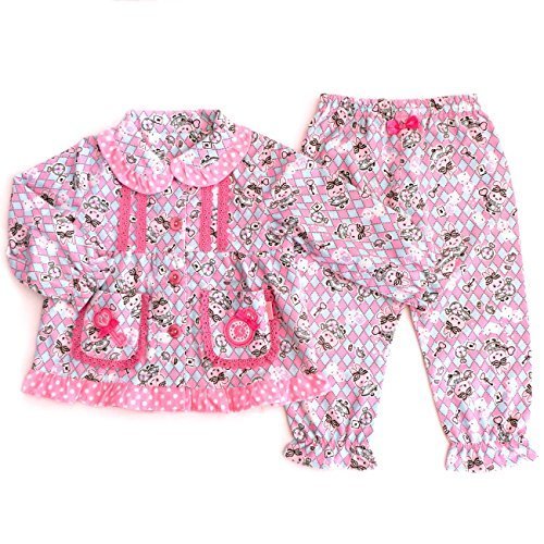 うさももちゃん コットン ネルパジャマ アリス柄 (110cm),子供服,パジャマ,