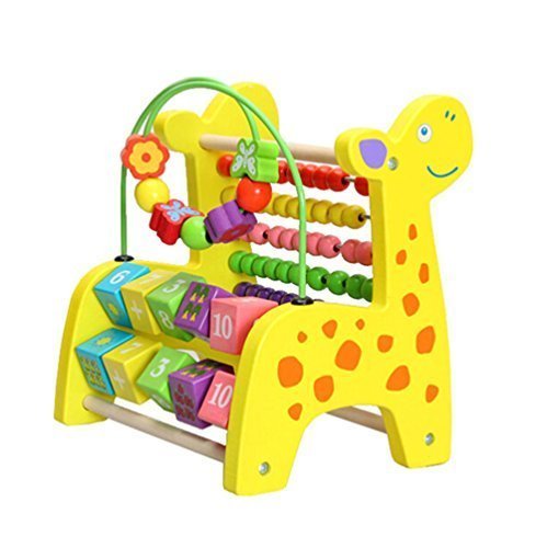 キリン形 ビーズコースター 　YIXIN,ルーピング,