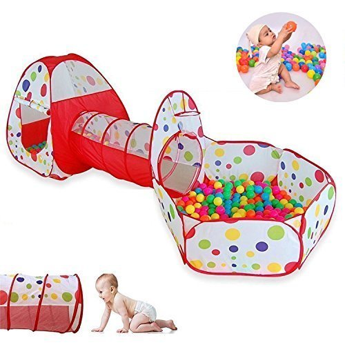 SkySea 子供用テント ボールプール 折り畳み式 トンネルバスケットネット 室内又は室外の人気ゲームハウス,室内,遊具,