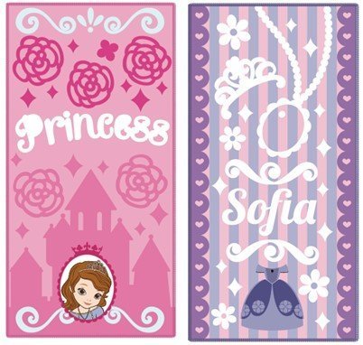 ポケットタオル　ちいさなプリンセス　ソフィア「プリンセスチャーム」（２絵柄組）,タオル,ハンカチ,こども
