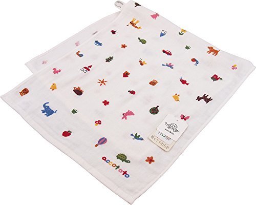accototo プチポエム フェイスタオル (ループ付き) 34×80cm ホワイト 9113F199 W,ループ,タオル,