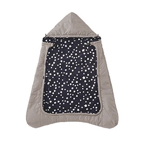 MIKIHOUSE FIRST(ミキハウスファースト)ナイロンタフタ×フリース素材の４ＷＡＹキャリーケープ(リバーシブル)『エルゴ・ベビーキャリアやベビーカーなどに最適 』 －－－,グレー（06）,ミキハウス,出産祝い,