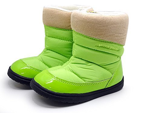 North Date MEG1310 15.0 ライトグリーン [ ノース デイト キッズ ジュニア ウインター スノー ダウン ブーツ ],ベビー,ブーツ,