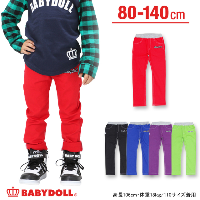 カラースキニーパンツ,ベビードール,子供服,