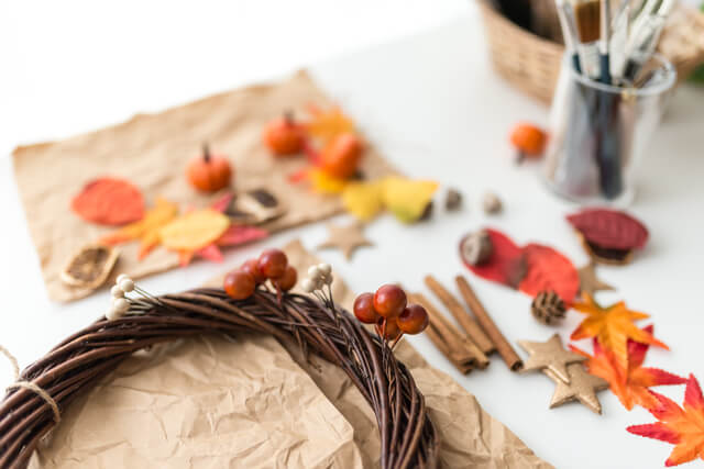 手作りリース,リース,手作り,