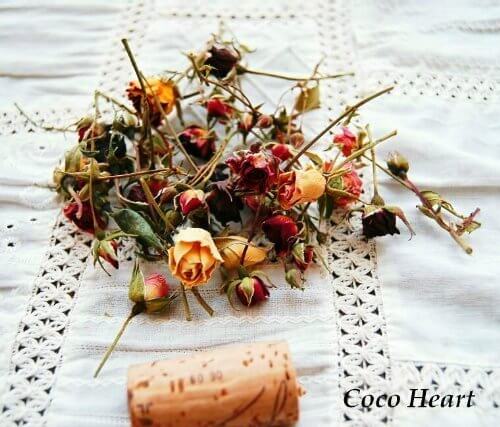 ミニバラヘッド25本セット,リース,手作り,