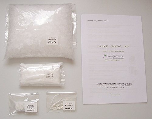 手作りキャンドルキット（基本材料）　パラフィンワックス1kg他ろうそく原料　キャンドル作り方説明書付,手作り,キャンドル,