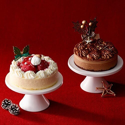 ルタオ (LeTAO) クリスマスケーキ ノエルデュオ～ぬくもりが繋がる時～ ペールノエル ベルニュイ 各1個（計2個セット） 直径12cm 4号,クリスマス,ケーキ,通販