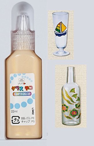 グラスデコ 縁どり兼用 ゴールド 22ml,グラスデコ,