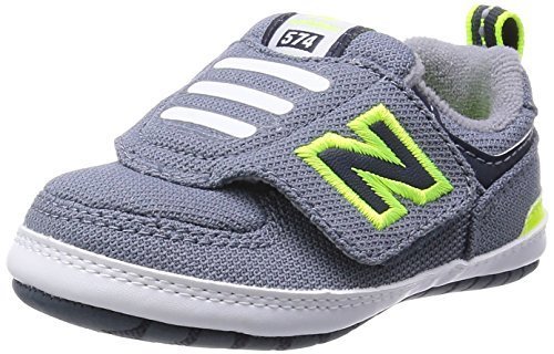 [ニューバランス] new balance キッズシューズ KO574 NB KO574 GLI (GRAY/LIME/12.5),ニューバランス,ファースト,シューズ