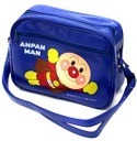 アンパンマン ようちえんバッグ　青　ブルー 通園バッグ　園バッグ ファスナー付き♪ 幼稚園バッグ ★アンパンマン 通園ショルダー 青,幼稚園,バッグ,