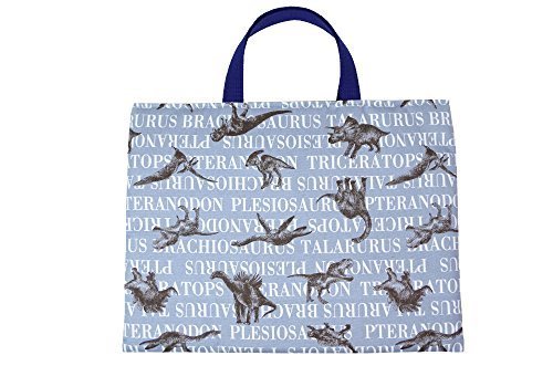 パルフィーユ / ハンドメイド 恐竜 ダイナソー 総柄 レッスンバッグ [ ブルー ],幼稚園,バッグ,