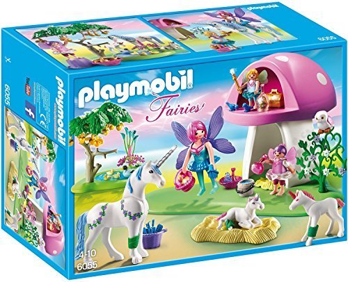 PLAYMOBIL（プレイモービル）ユニコーンと木立ちでの妖精たち 6055 [並行輸入品],プレイモービル,